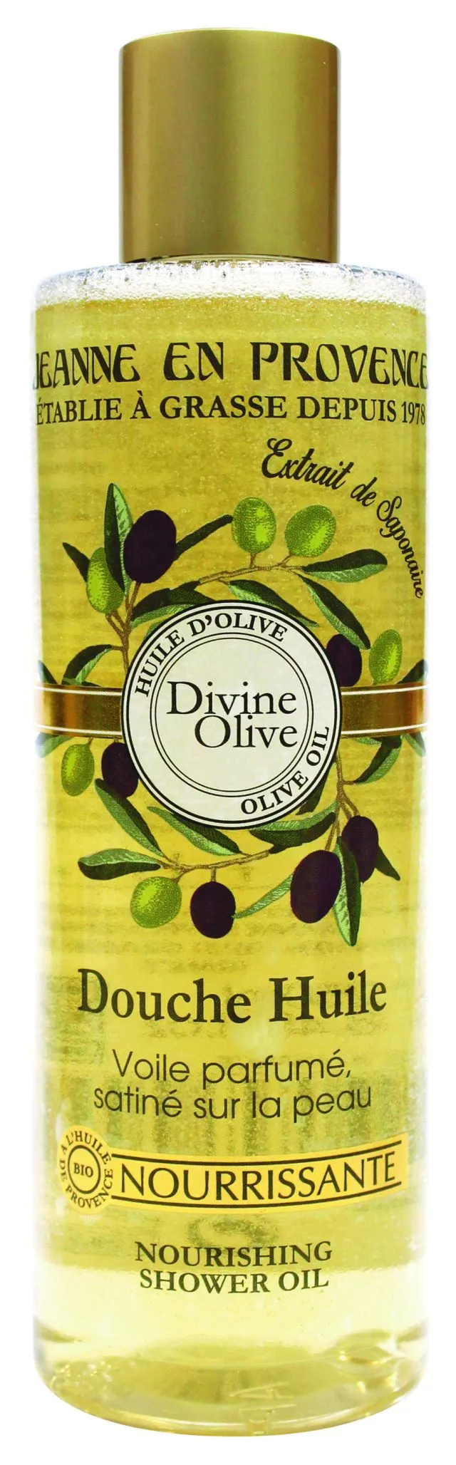 Jeanne en Provence Výživný sprchový olej Oliva 250 ml