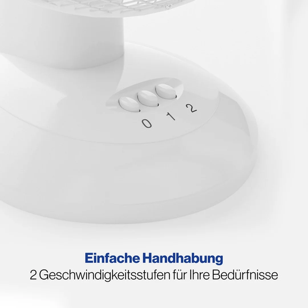 CLATRONIC VL 3601 WH stolní ventilátor 23cm bílý