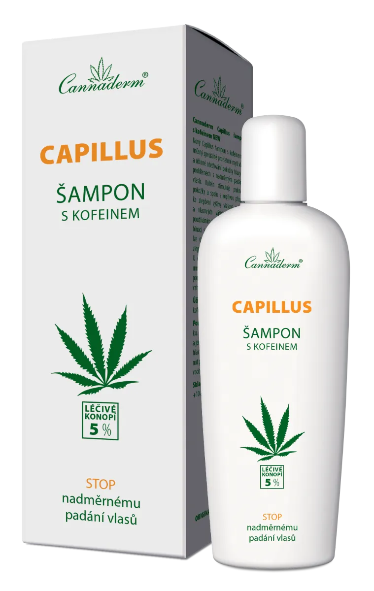 Cannaderm Capillus Šampon s kofeinem 150 ml