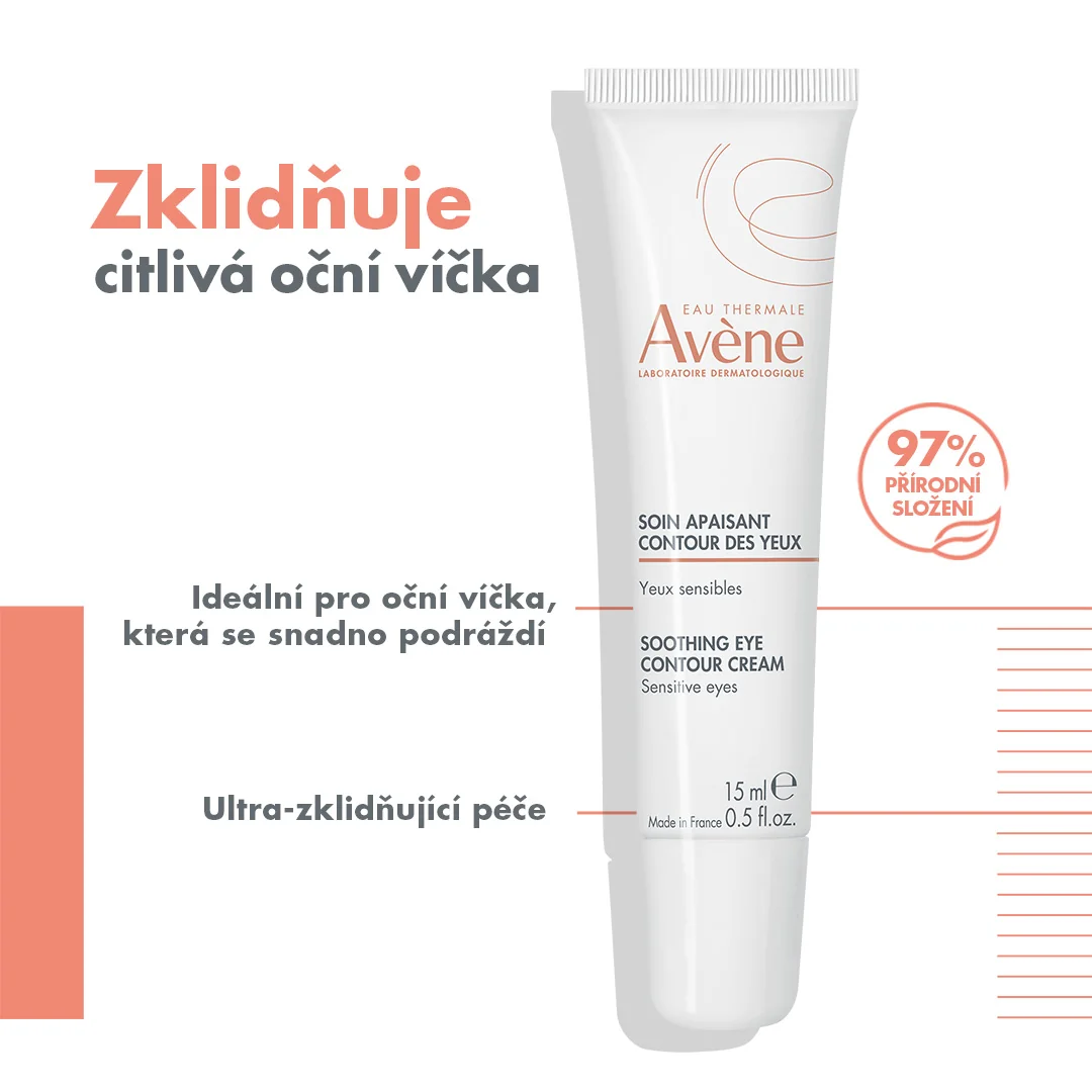 Avène Essentiels Zklidňující péče o okolí očí 15 ml