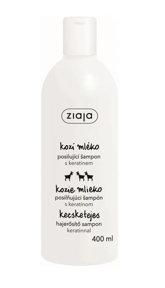 Ziaja Kozí mléko Šampon na vlasy s keratinem 400 ml