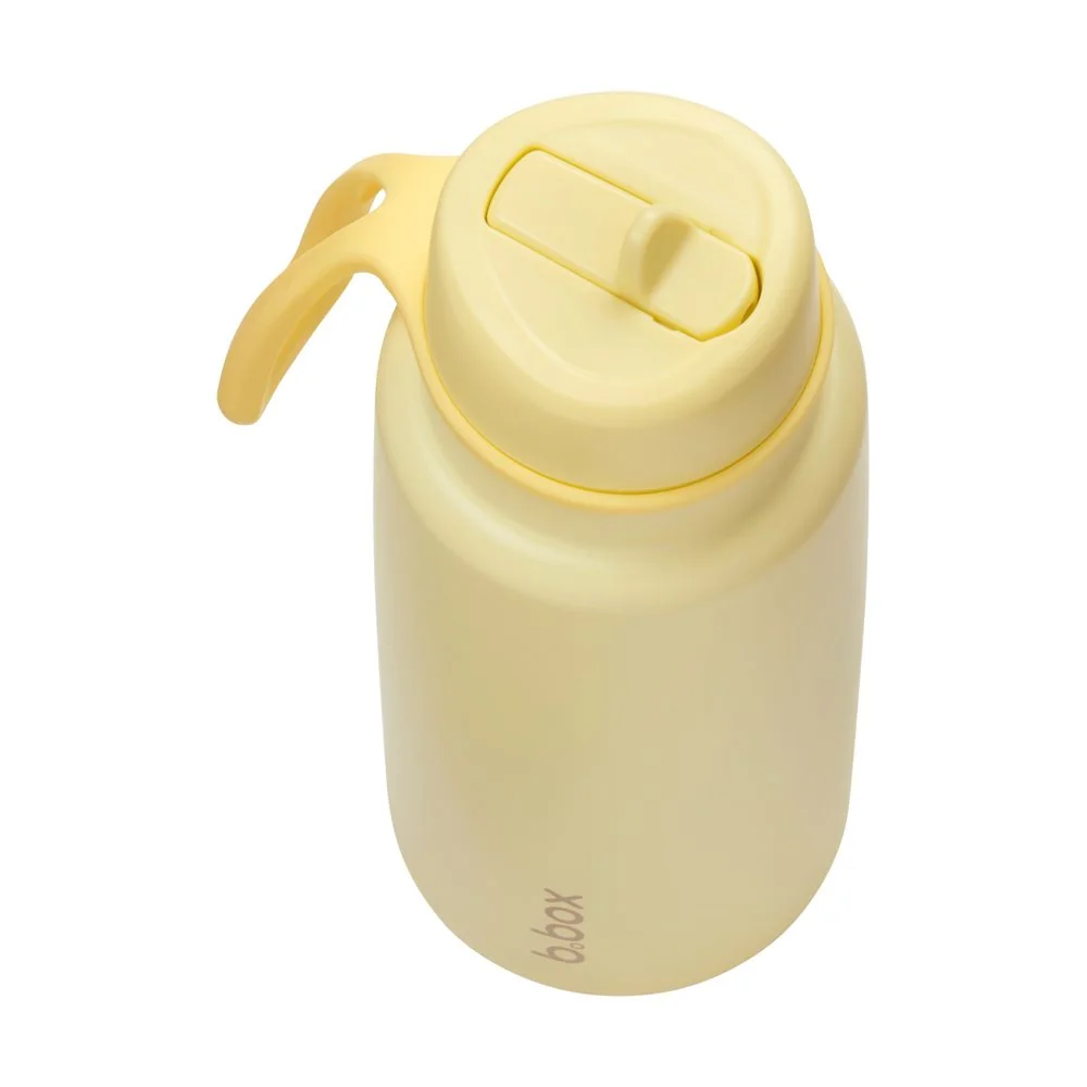 B.BOX Nerezová termolahev s brčkem 1l - lemon twist