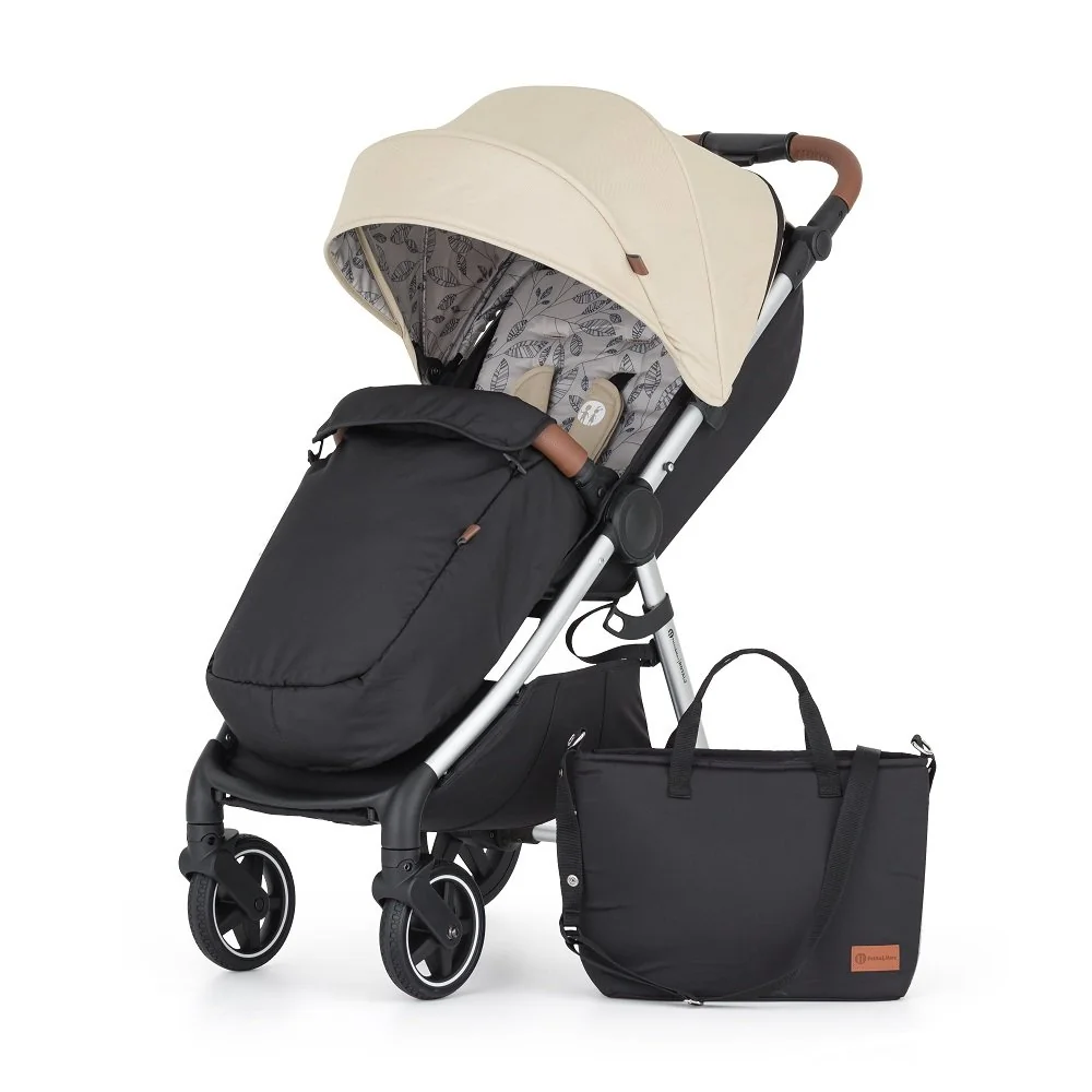 Petite&Mars Kočárek sportovní Royal3 Silver Sahara Beige