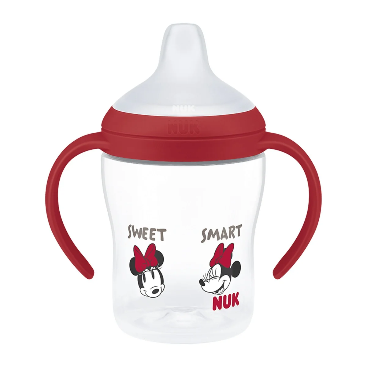 NUK Perfect Match Láhev na učení Disney Minnie 6m+ 150 ml 1 ks red