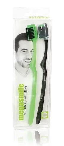 Megasmile Black Whitening Ortho zubní kartáček 2 ks