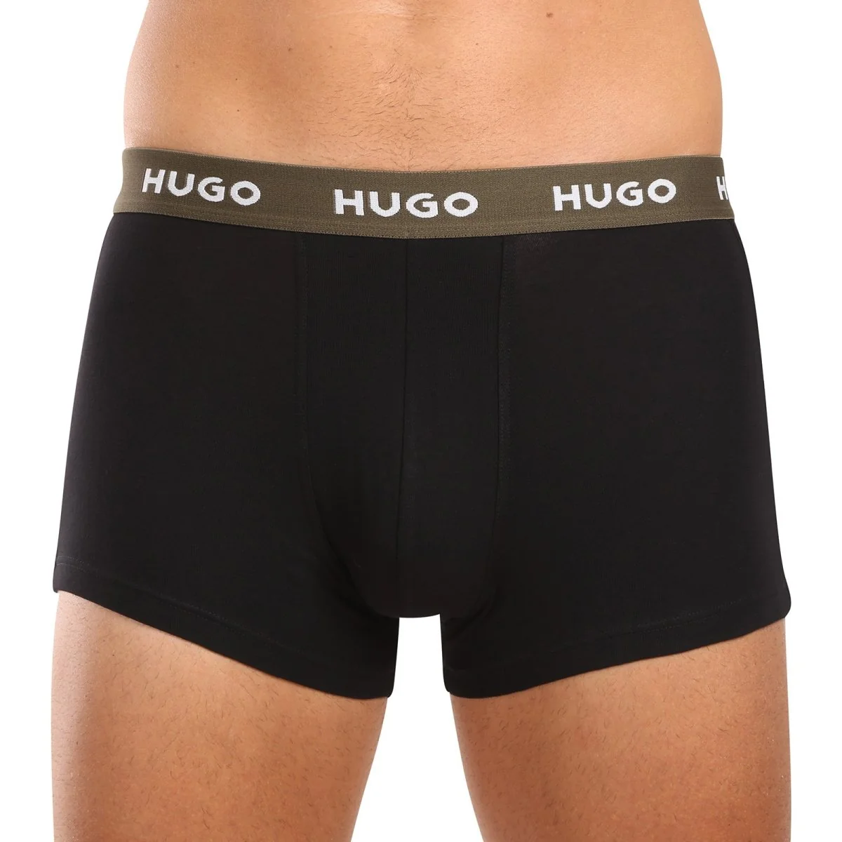 HUGO 3PACK pánské boxerky černé (50517878 988) M