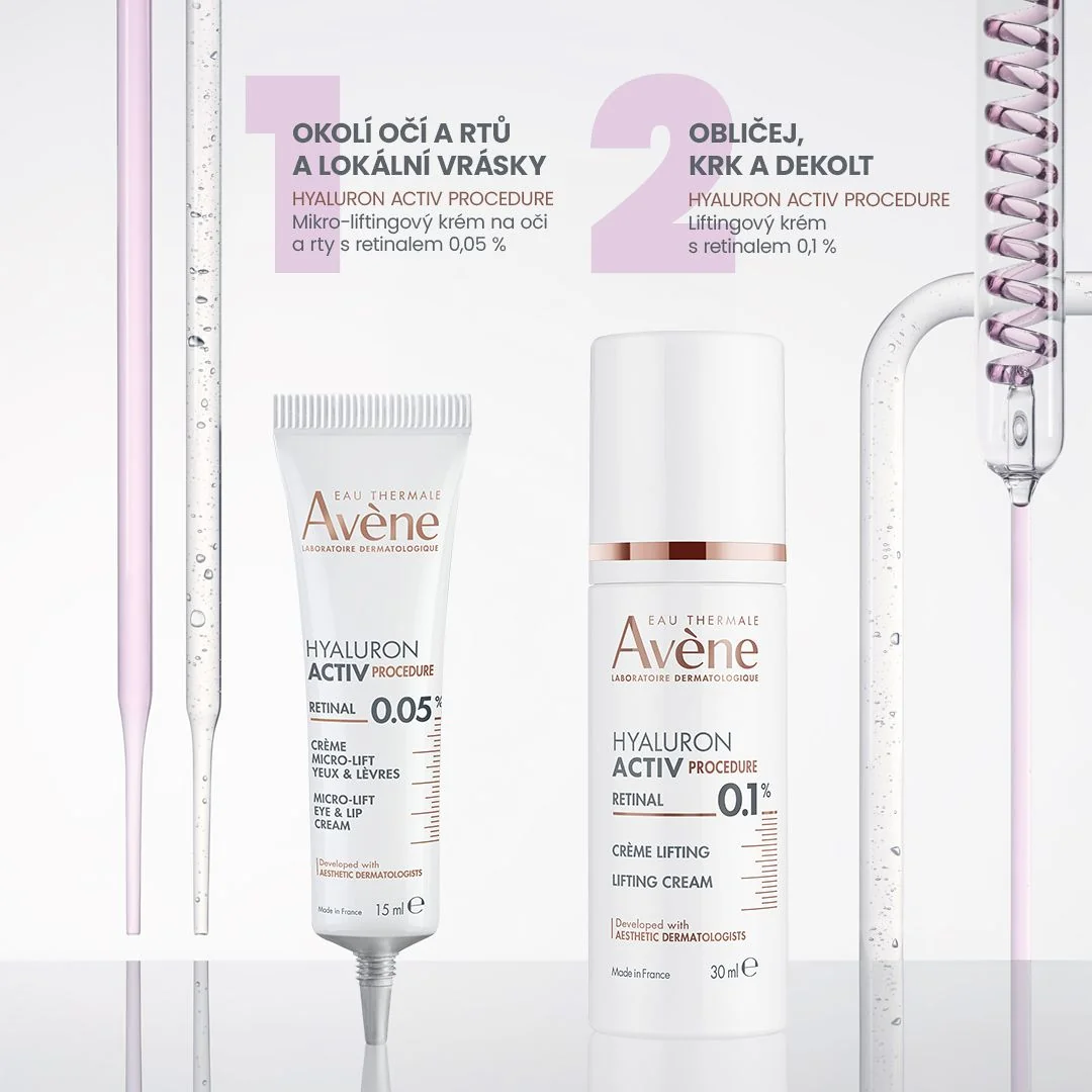 Avène Hyaluron Activ Procedure Micro-Lift Krém na oči a rty 15 ml