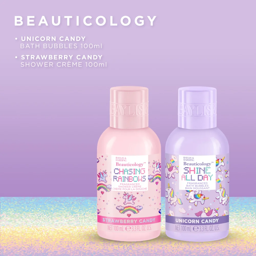 Baylis & Harding Dárková sada péče o tělo v taštičce Unicorn 2 ks