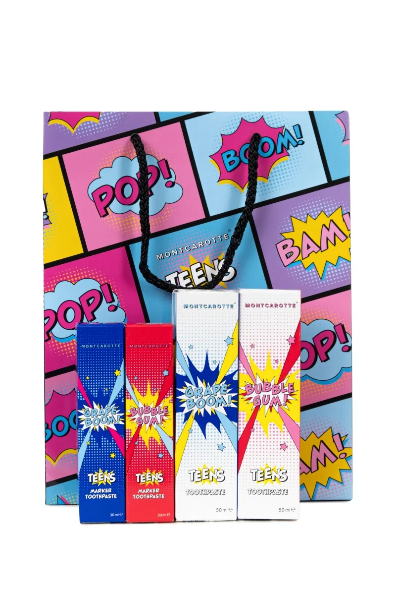 Montcarotte Teens Marker Bubble Boom zubní pasta 30 ml