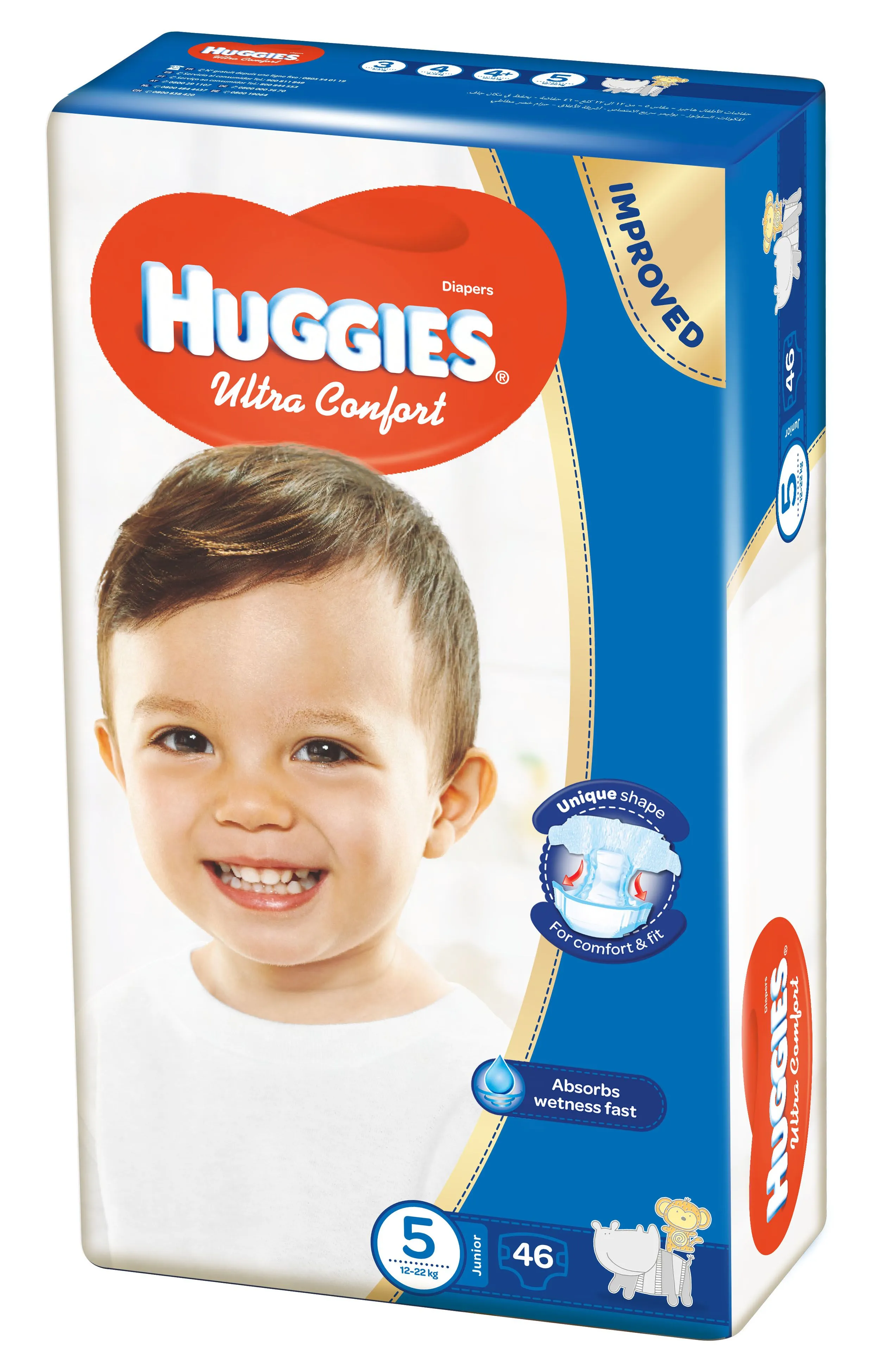 HUGGIES Ultra Comfort pleny vel.5, 46ks