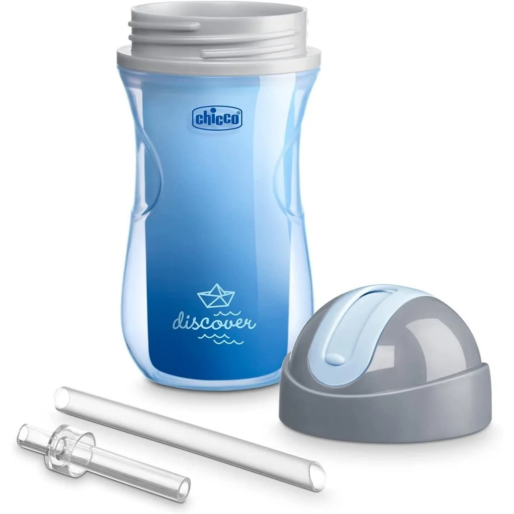 Chicco Hrneček Sport termo s brčkem 266 ml modrý 14m+