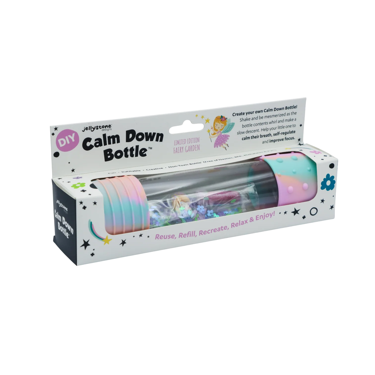 Jellystone Designs Senzorická láhev, kouzelné víly