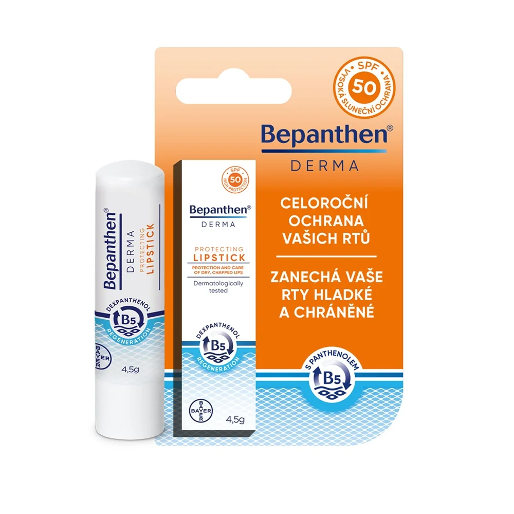 Bepanthen Derma balzám na rty SPF50 4,5 g