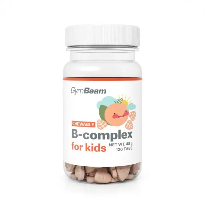 GymBeam B-komplex pro děti 120 cucacích tablet