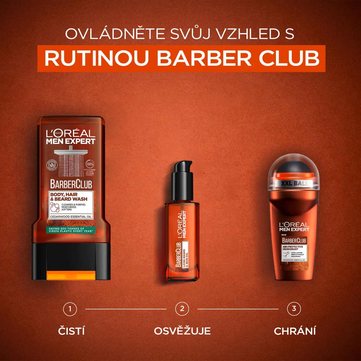 Loréal Paris Men Expert Barber Club Roll-on deodorant 50 ml