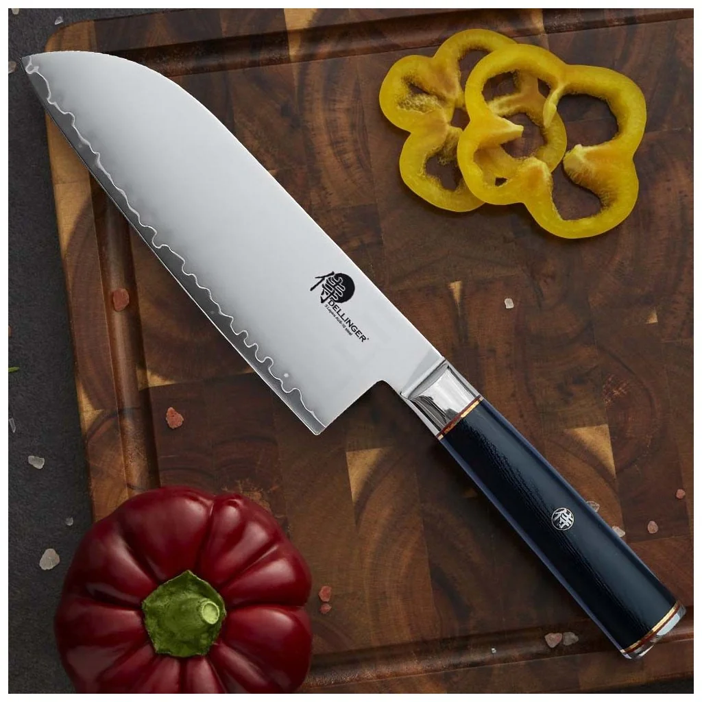 Dellinger Nůž kuchařský Santoku 180 mm Okami 3 layers AUS10