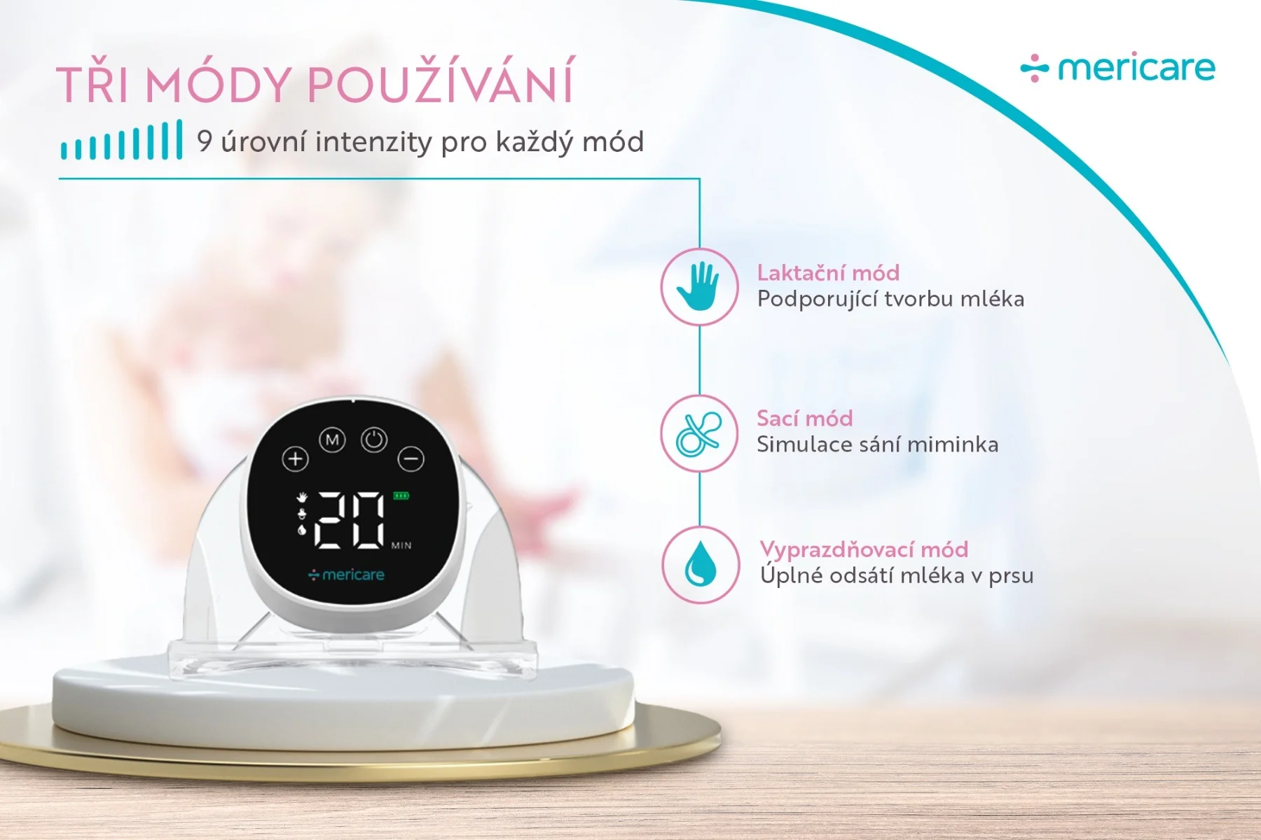 Mericare MY-376 Hands-Free elektrická odsávačka mateřského mléka