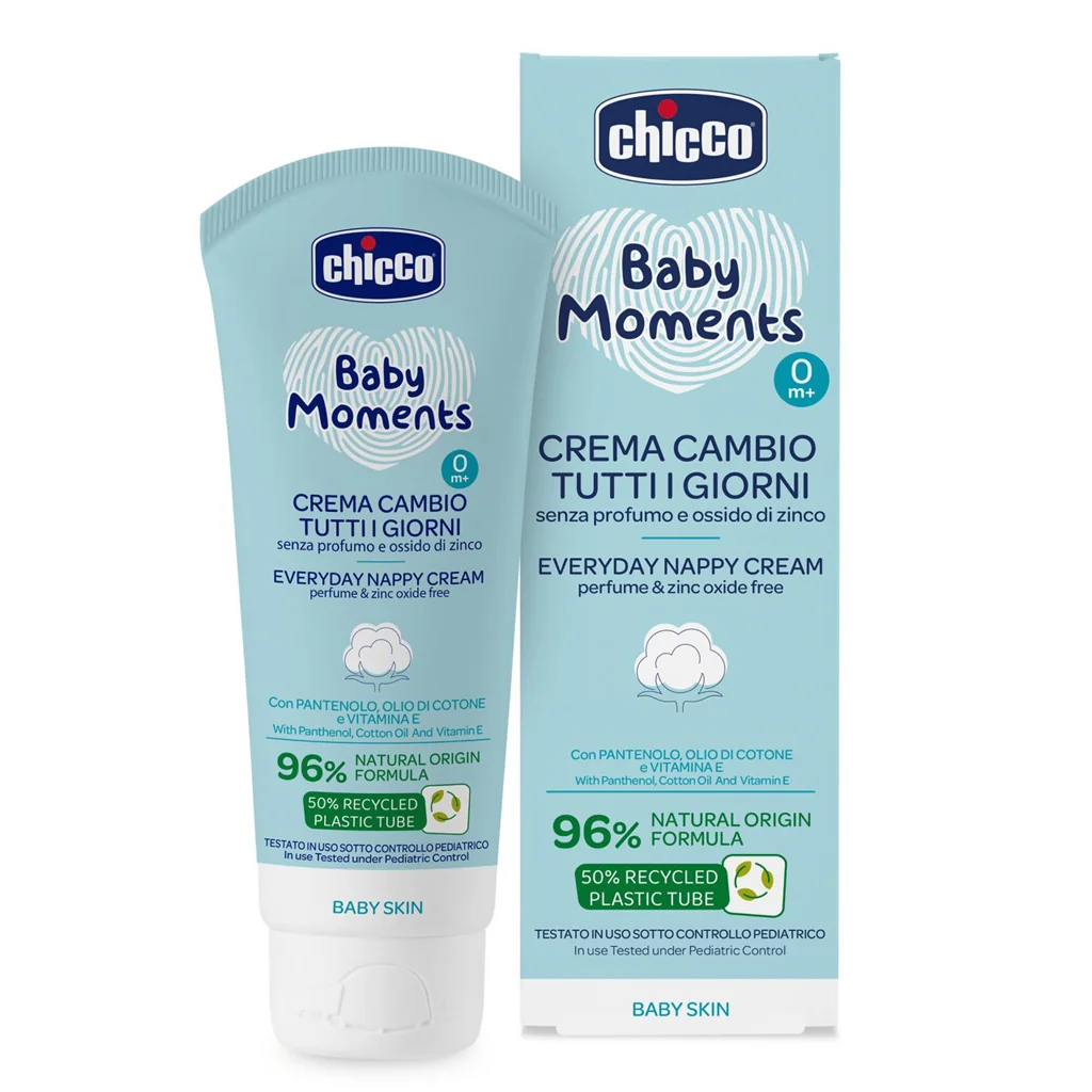 Chicco Krém na zadeček Baby Moments 0m+ 100 ml