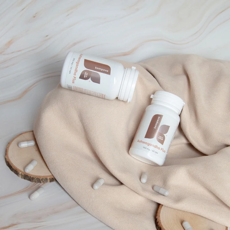 KOMPAVA Ashwagandha Plus 60 kapslí