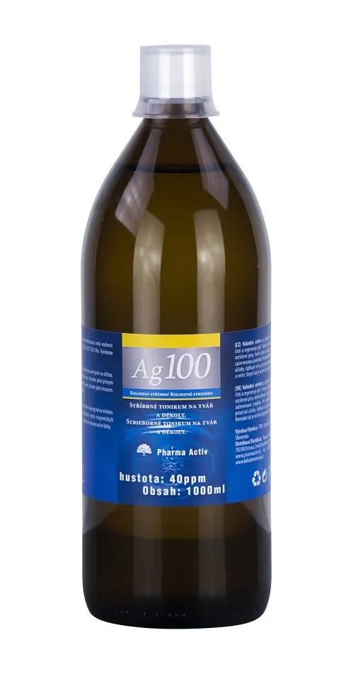 Pharma Activ Koloidní stříbro Ag.100 40 ppm 1000 ml