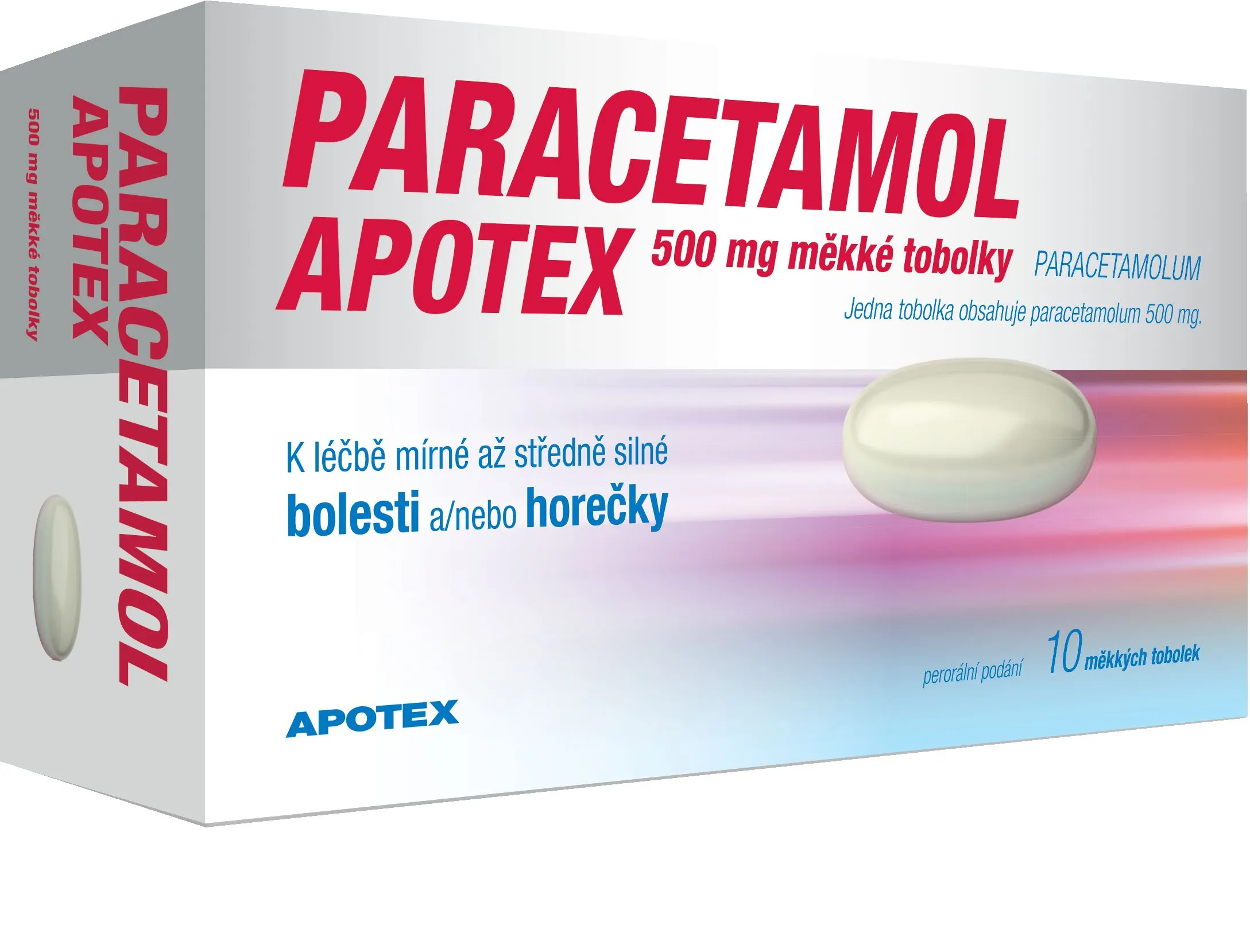 Paracetamol Apotex 500 mg 10 tobolek