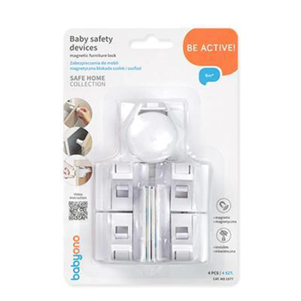 Babyono Magnetické zámky na nábytek 4 ks