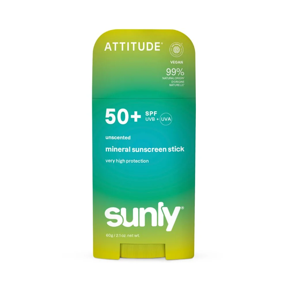 ATTITUDE Sunly Minerální opalovací krém SPF 50+ bez vůně 60 g