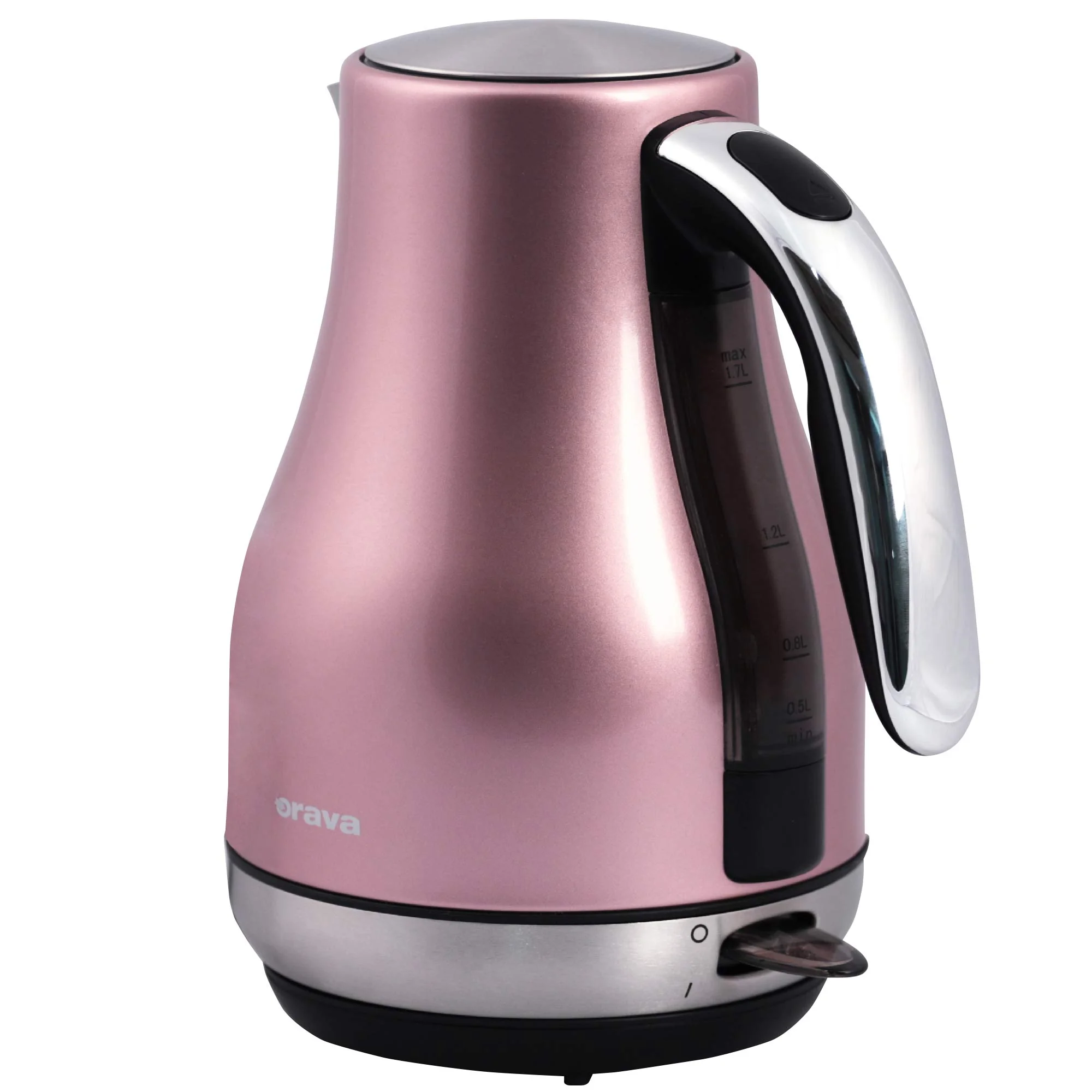 Orava Designová nerezová konvice 1,7 l, růžová