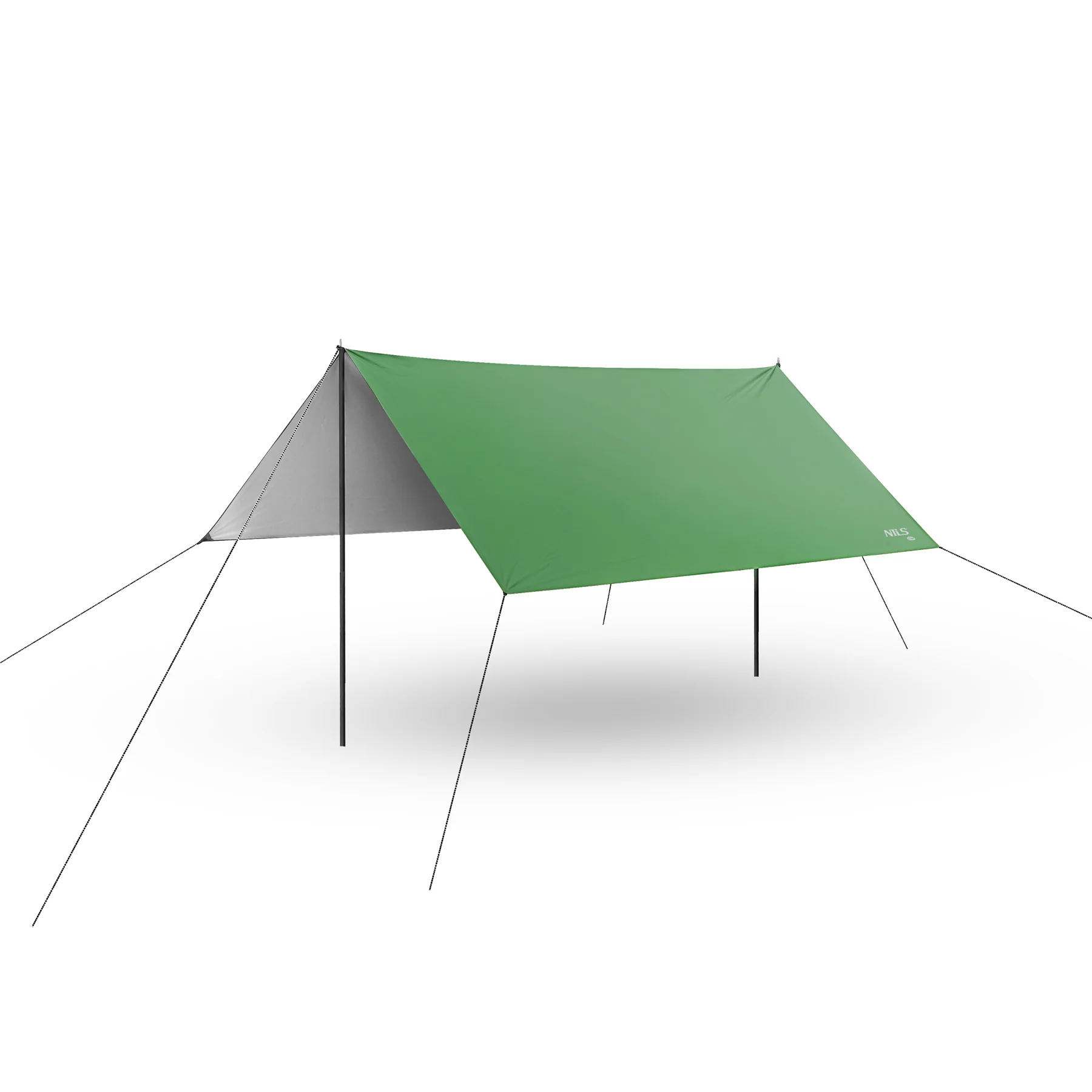 Nils Cestovní plachta / tarp NC17107 zelená