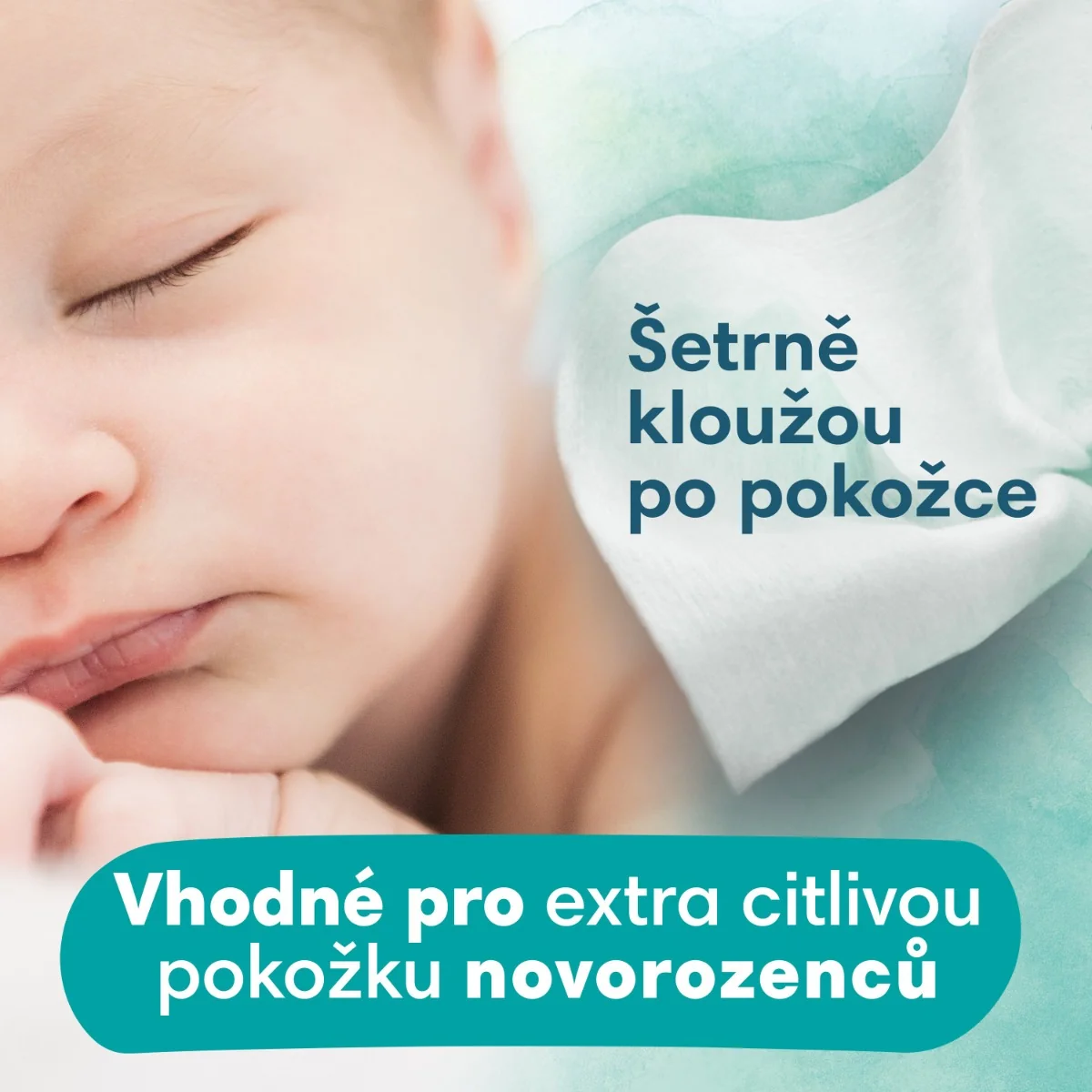 Pampers Harmonie New Baby vlhčené ubrousky 18x46 ks