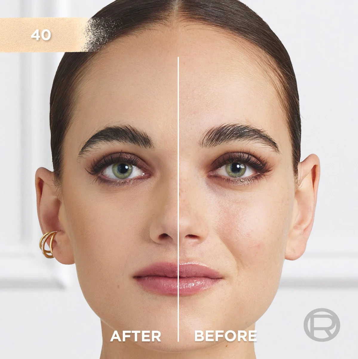 Loréal Paris Infaillible Fresh Wear 24H Foundation in a Powder odstín 40 Warm Doré make-up v pudru 9 g