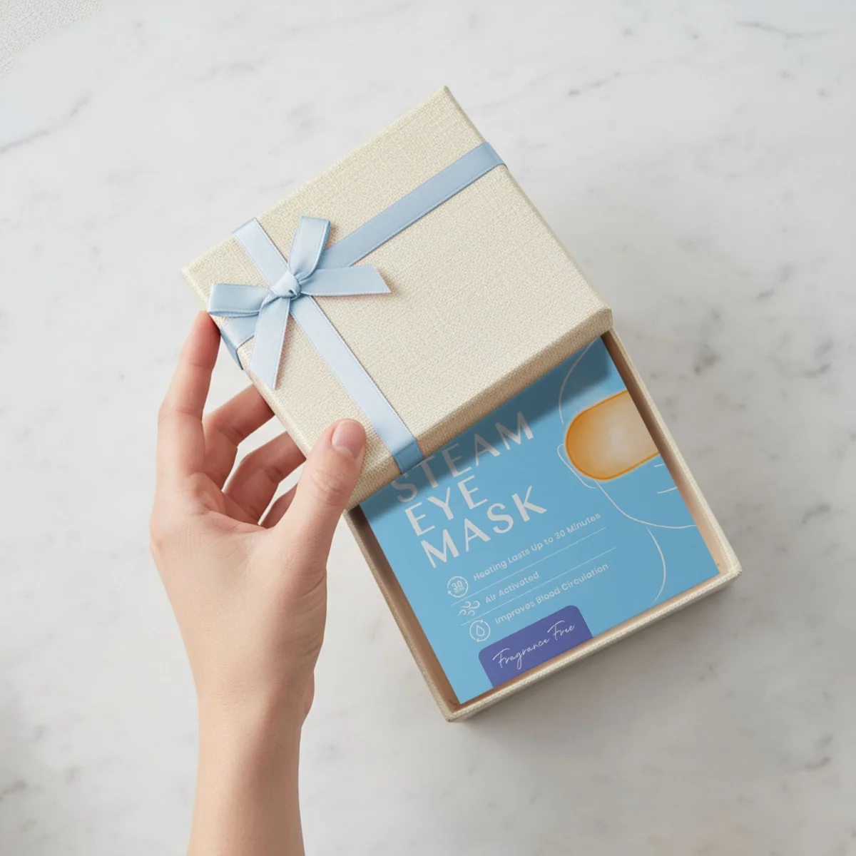 Body Restore Samozahřívací relaxační maska na oční okolí 5 ks