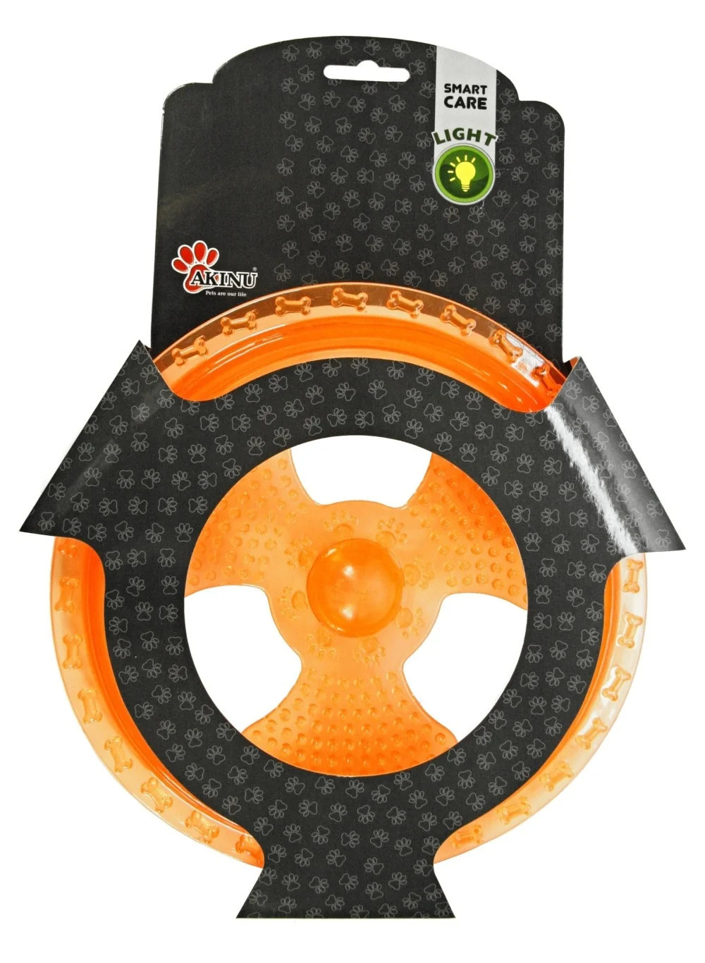 Akinu frisbee blikající pro psy 22 cm