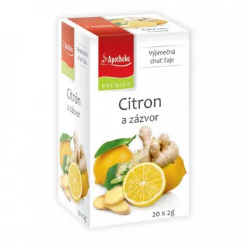 Apotheke Citron a zázvor nálevové sáčky 20x2 g
