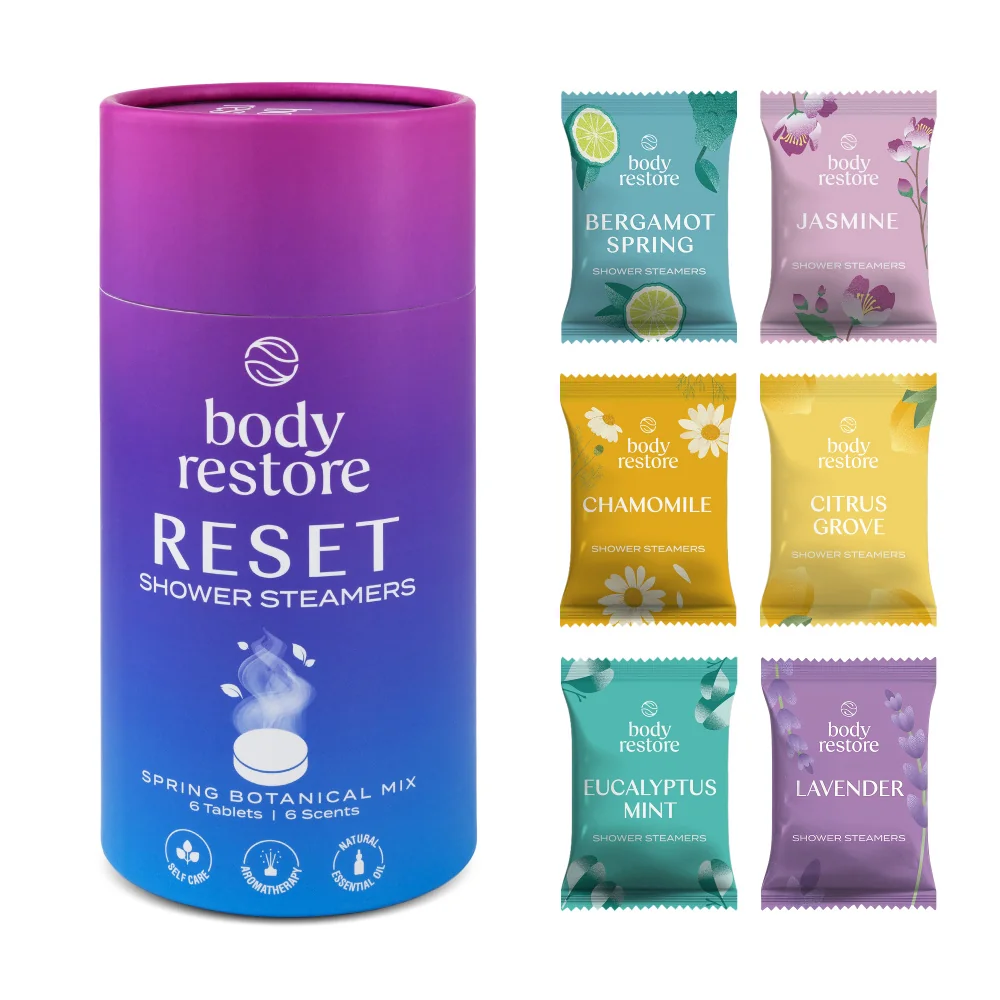 Body Restore Aromatické tablety do sprchy reset mix 6 ks