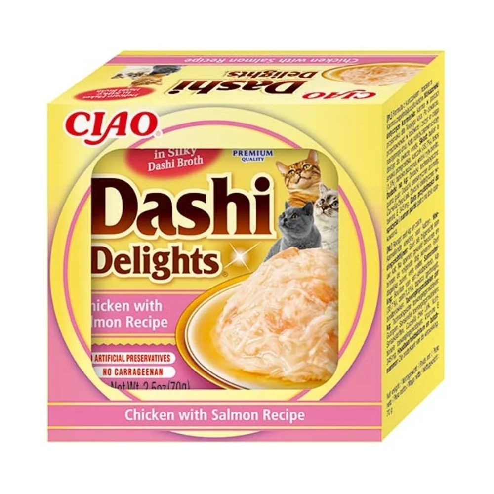 Ciao Dashi Delights kuře s lososem 70 g