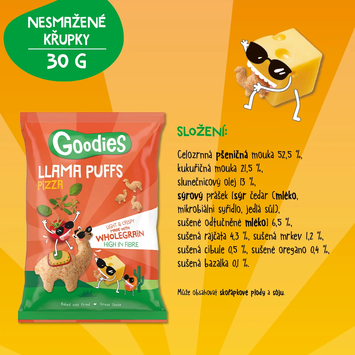 Goodies Lama křupky Pizza 30 g