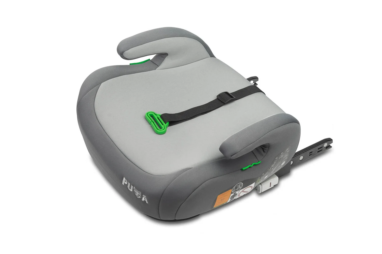 Caretero Podsedák do auta, isofix I-SIZE Puma - šedý