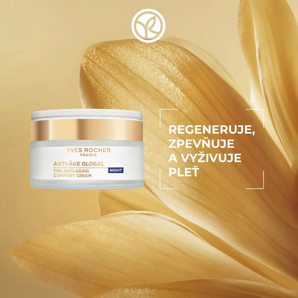Yves Rocher Noční regenerační krém anti-age 50 ml