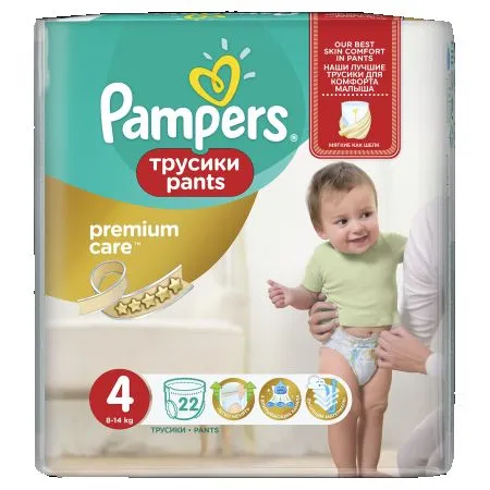 Pampers Premium Care Pants vel. 4 9-14 kg