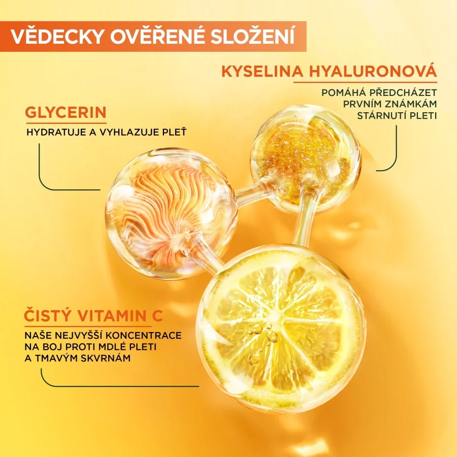 Garnier Skin Naturals Rozjasňující noční sérum s vitaminem C 30 ml
