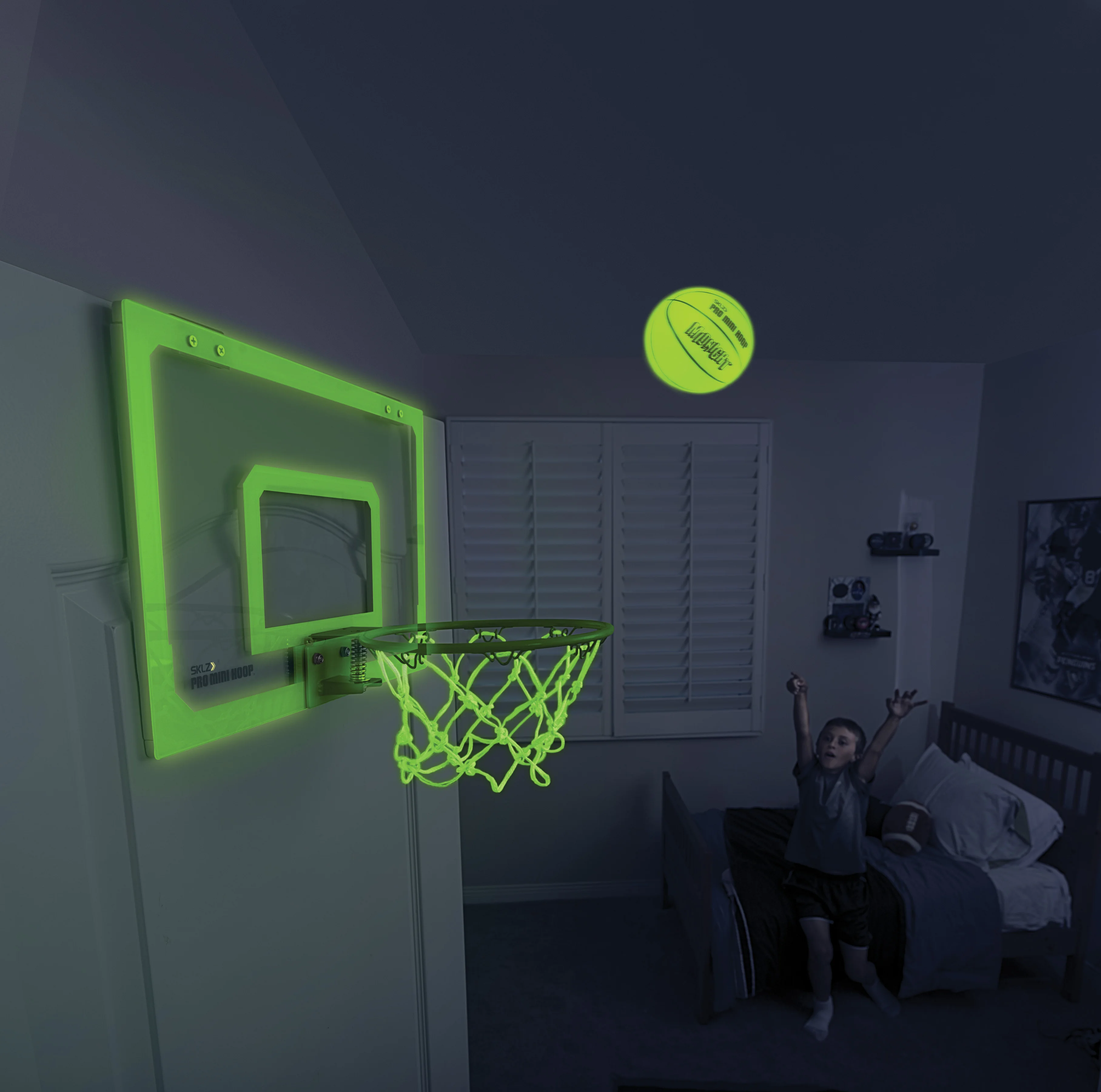 SKLZ Pro Mini Hoop Midnight, mini basketbalový koš