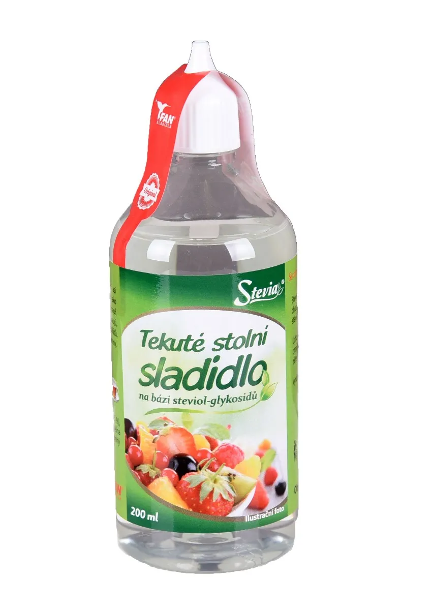 Stevia Tekuté stolní sladido na bázi steviol-glykosidů 200 ml