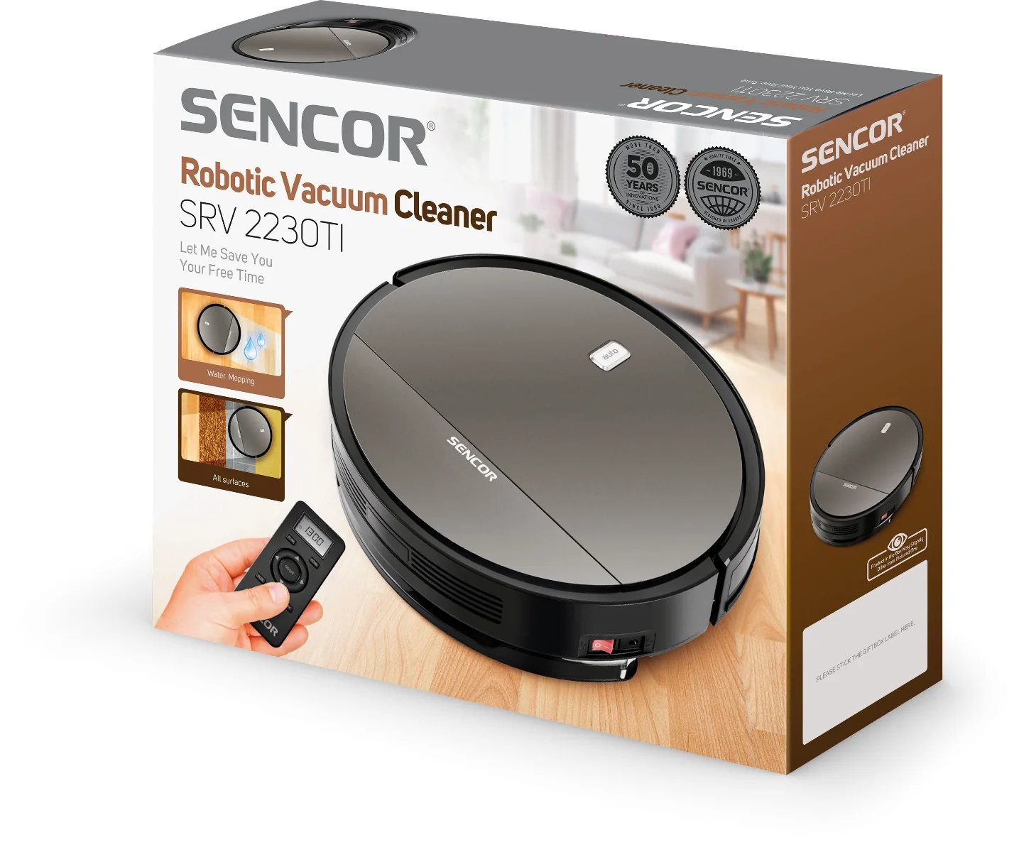 SENCOR SRV 2230TI robotický vysavač