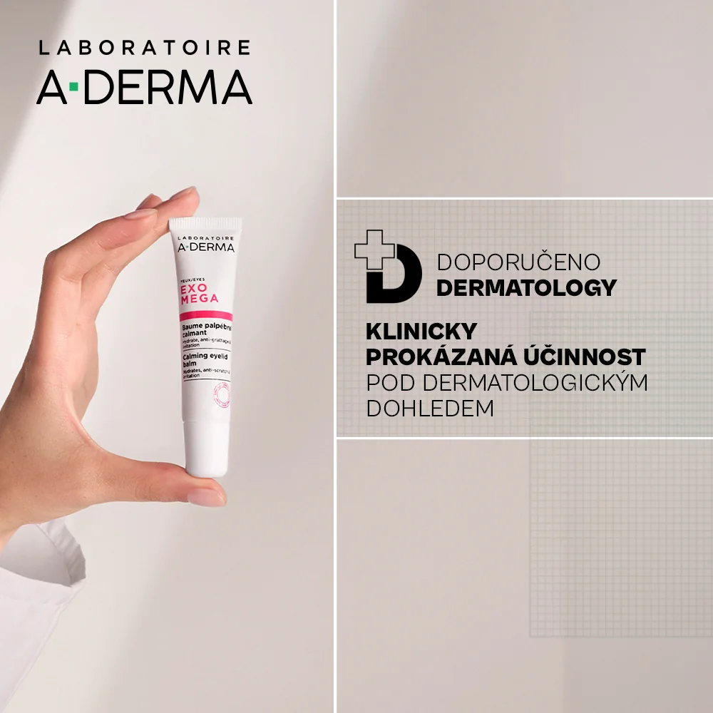 A-Derma Exomega Zklidňující balzám na oční okolí 15 ml