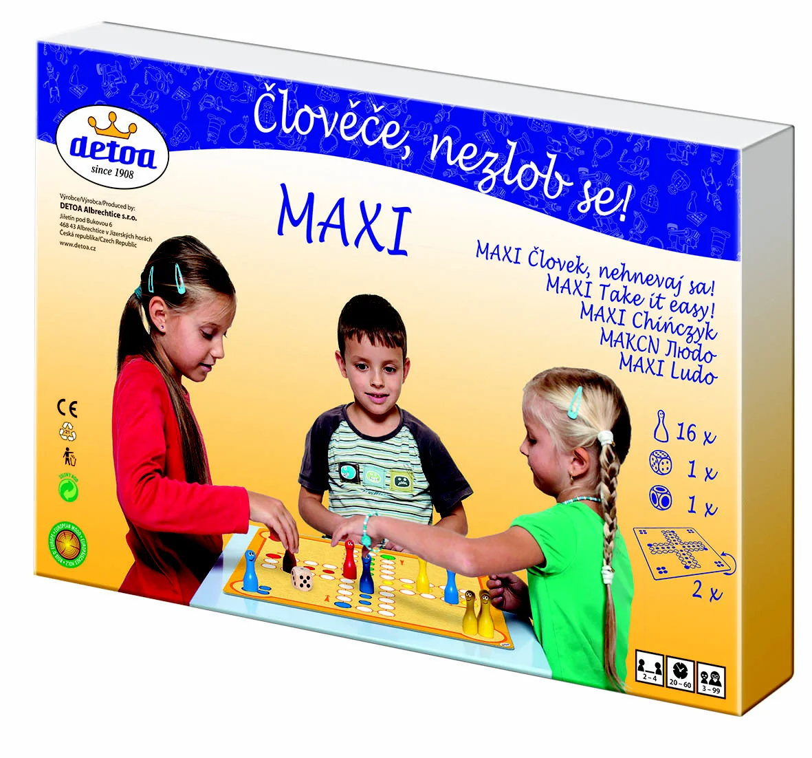 Detoa Člověče, nezlob se 1 ks