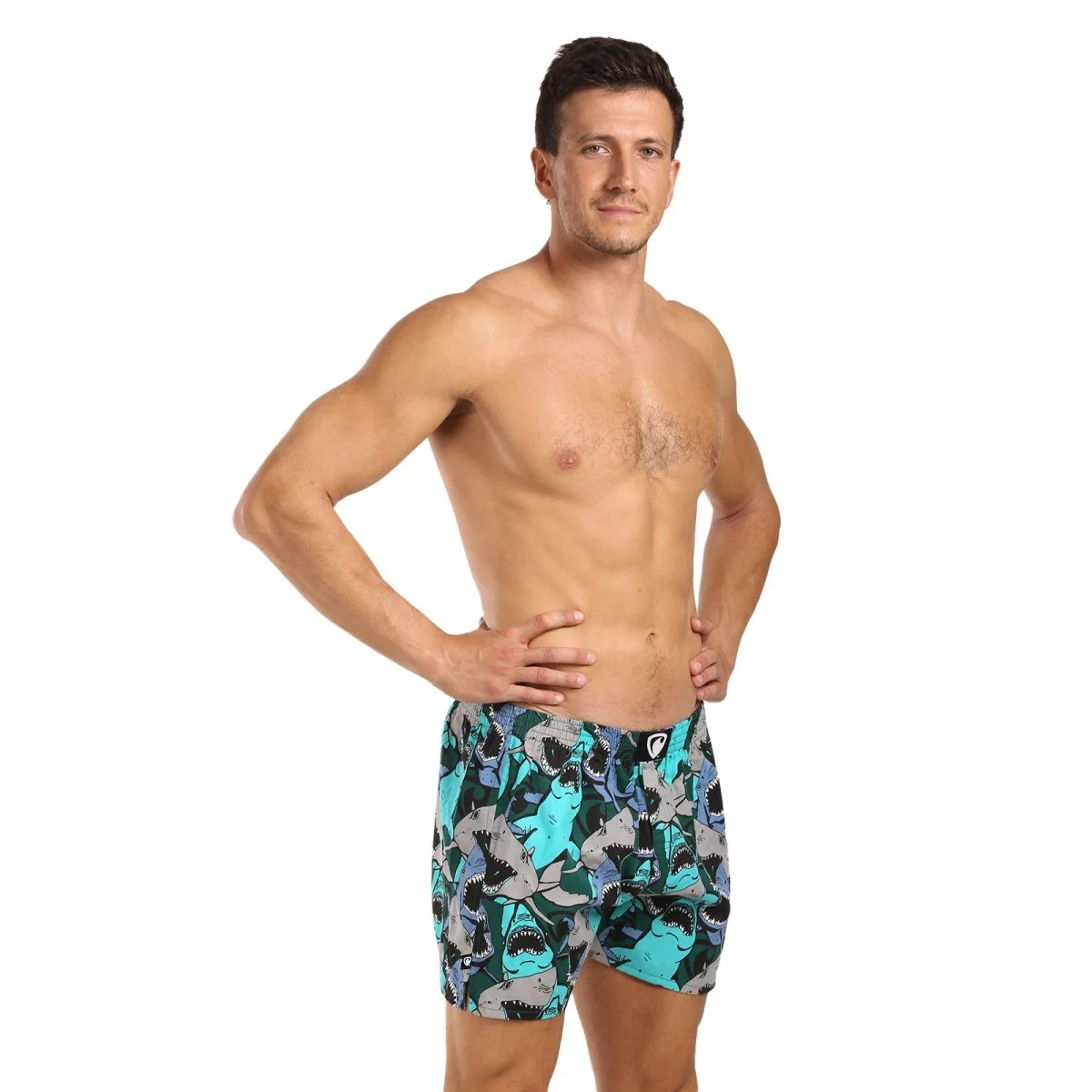Represent Pánské trenky exclusive Ali Happy Sharks (R4M-BOX-0609) L