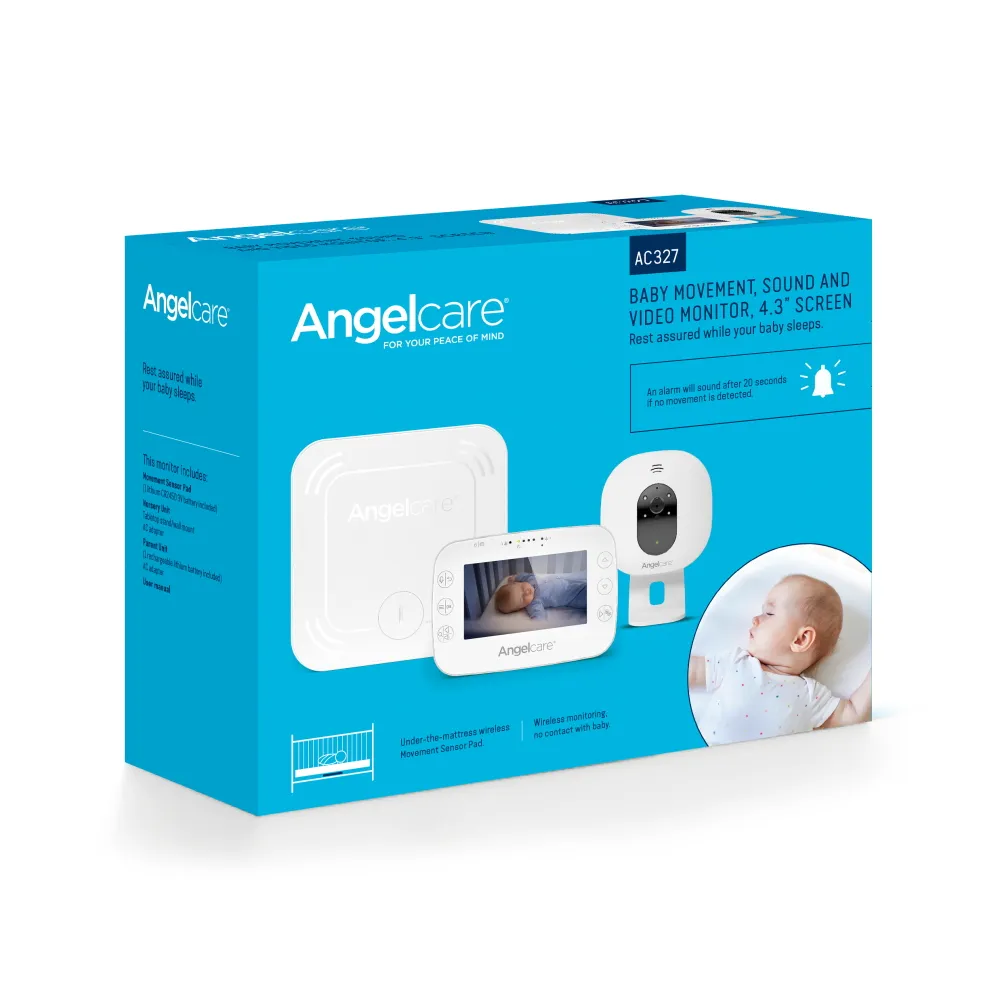 Angelcare AC327 Monitor pohybu dechu a elektronická video chůvička 
