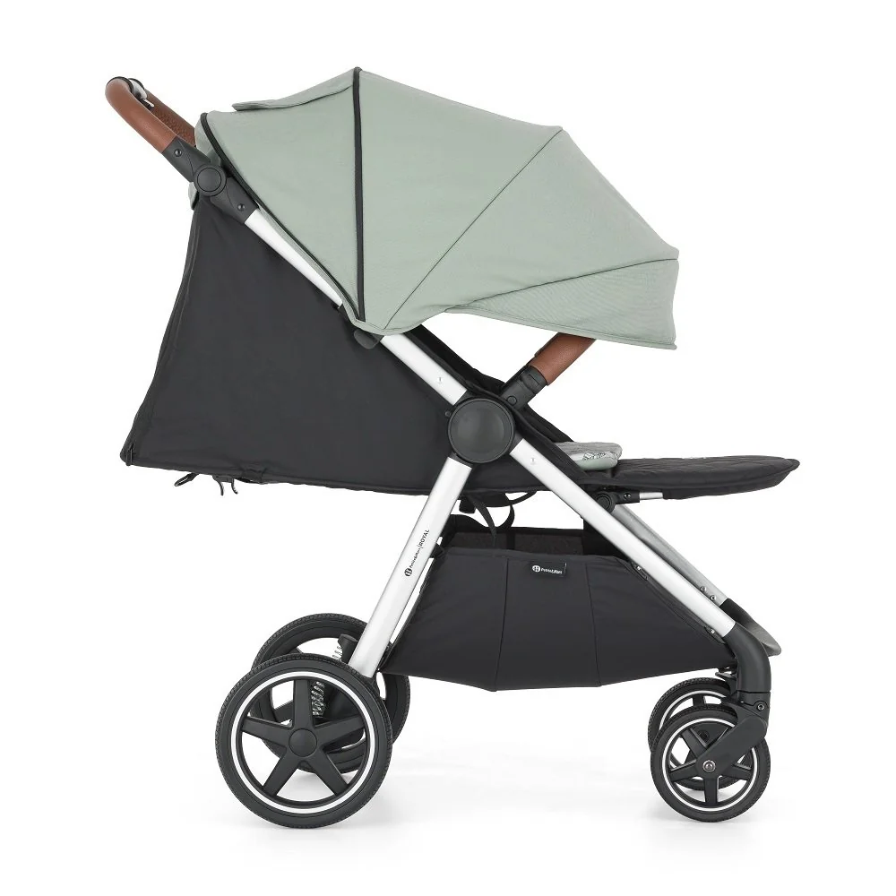 Petite&Mars Kočárek sportovní Royal3 Silver Iron Green