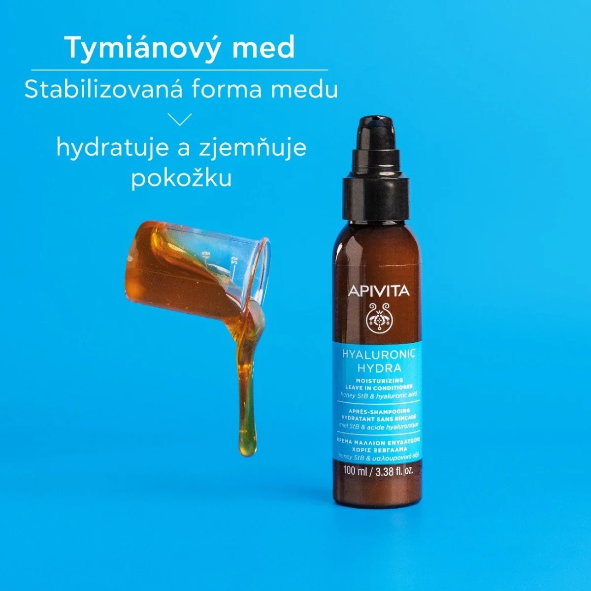 APIVITA Hyaluronic Hydra bezoplachový kondicionér 100 ml